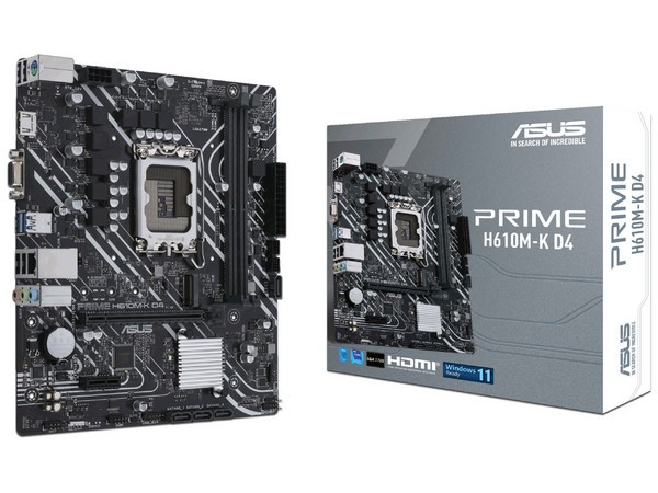 asus tarjeta madre prime prime h610m k